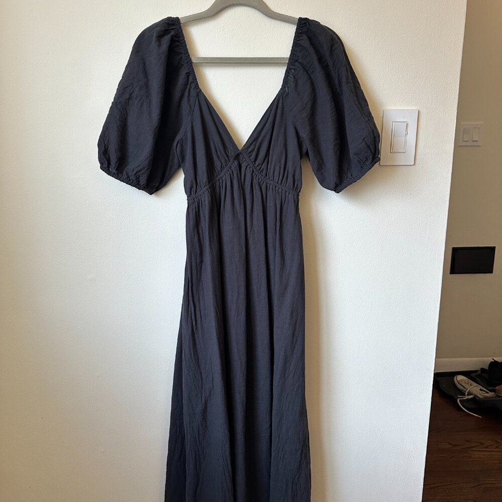 Billabong Love Fade Puff Sleeve Maxi Dress
